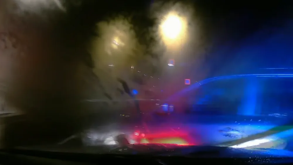 Zběsilou honičku na zledovatělé silnici ukončil až PIT manévr. Policie zveřejnila video