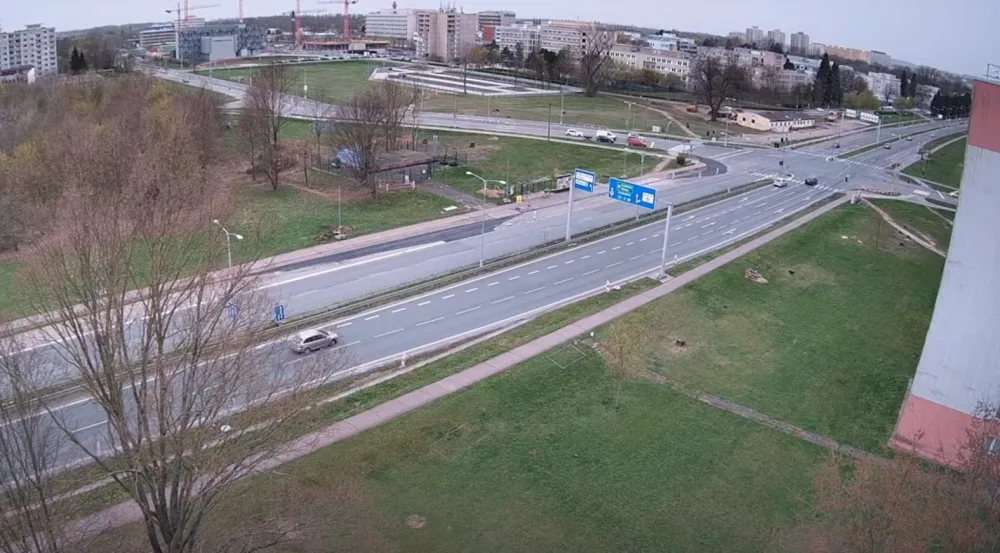 Sledujte rekonstrukci křižovatky Mileta v Hradci Králové on-line