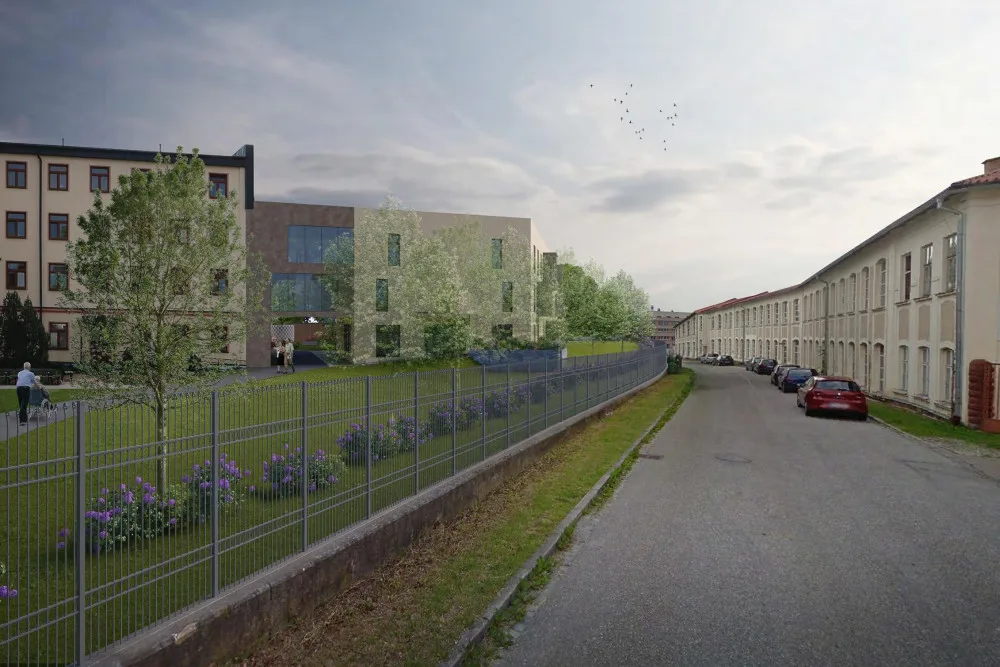 Kraj zahájil stavbu nového domova ve Vrchlabí. Ubytování v něm najde další 34 klientů
