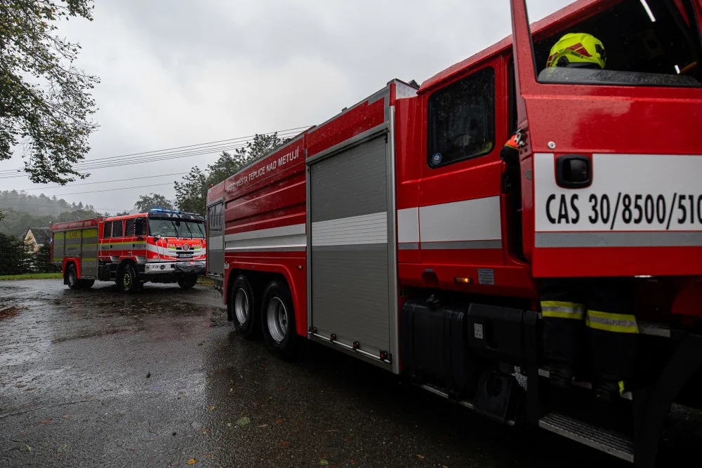 Hasiči v hradeckém kraji dnes zasahovali kvůli počasí u více než 210 událostí