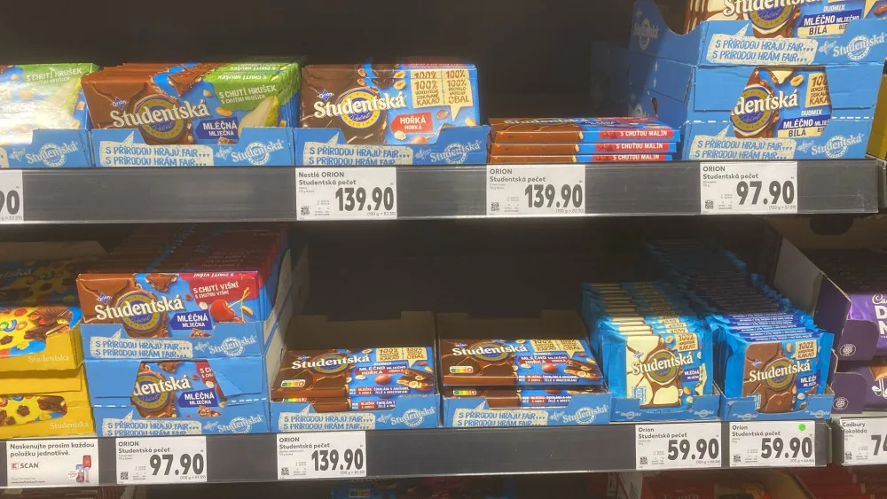 Zákazníky zaskočily ceny čokolády, obchodníci to svádí na drahé kakao