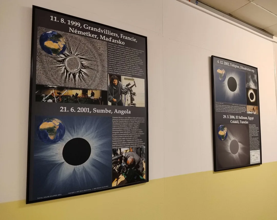 Výstava nabídne pohled na zatmění Slunce ze všech koutů země. Stačí se stavit ve fakultce