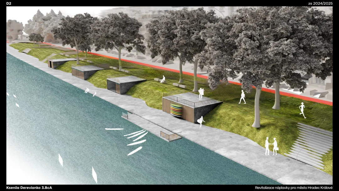 Studenti UMPRUM představí návrhy na revitalizaci Smetanova nábřeží a Ulrichova náměstí