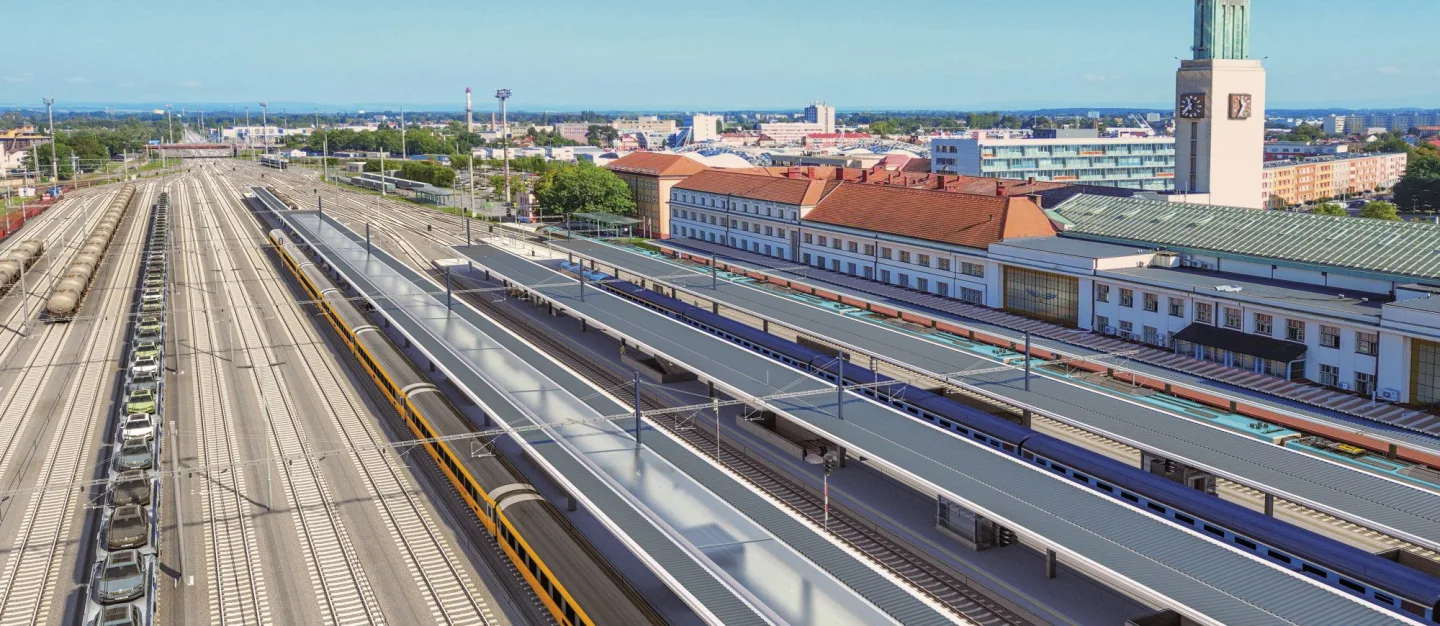 Železniční uzel se dočká kompletní modernizace. Hotovo by mělo být v roce 2031.