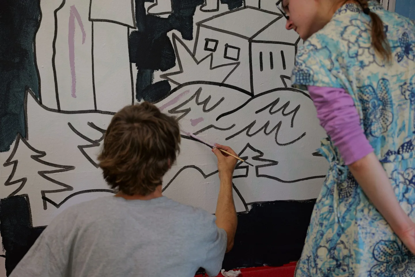 FOTOGALERIE: Street Art Festival přinesl nové muraly i návrat k poničenému dílu Tiny Chertové
