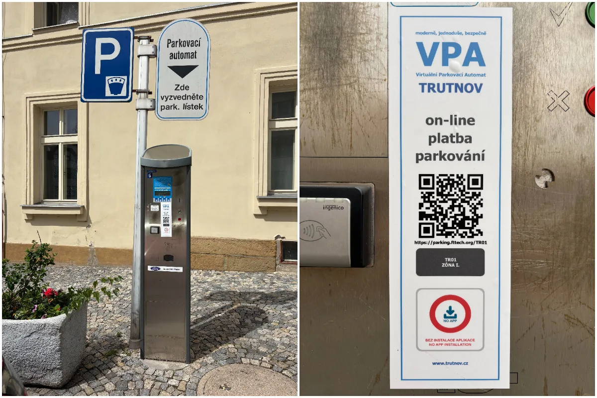Stačí mobil. Řidiči v Trutnově mohou nově parkovat pomocí virtuálního automatu