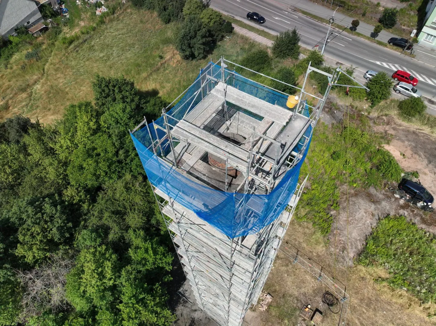 foto: Dobromila, dron města Hradce Králové