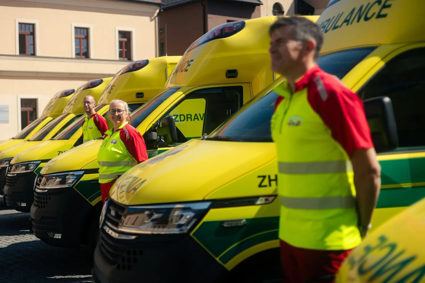 Záchranná služba v Královéhradeckém kraji má sedm nových sanitek