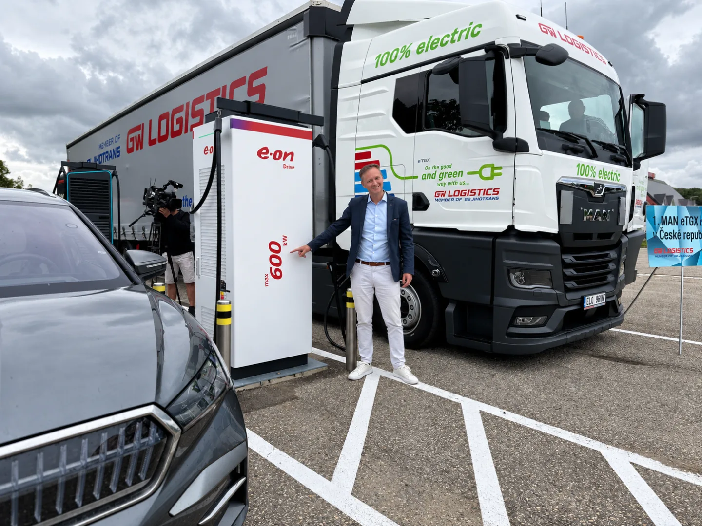 E.ON jako první v Česku zvedá laťku dobíjení na rekordních 600 kilowattů