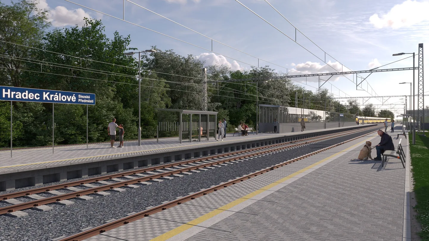 Vlaky mezi Hradcem a Týništěm zrychlí na 160. Modernizace vyjde na miliardy