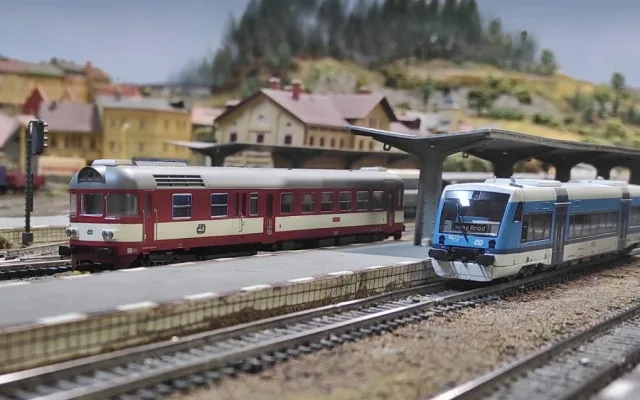 Výstava modelů vláčků v Hradci Králové