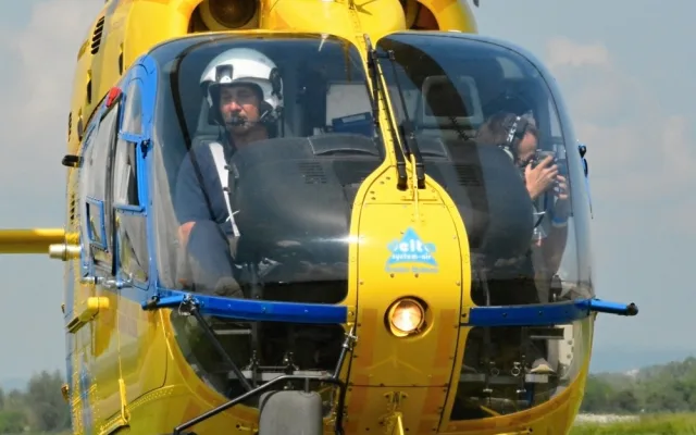 Helicopter show a Rally show
