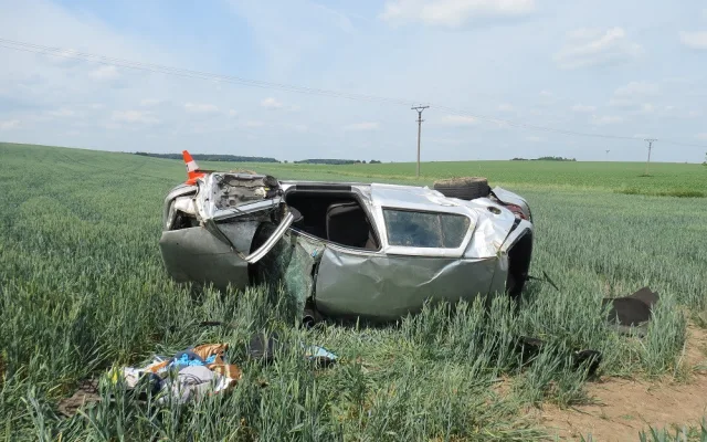 Vážná nehoda u Žeretic