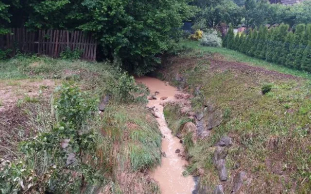 Foto z povodně v Dubenci.