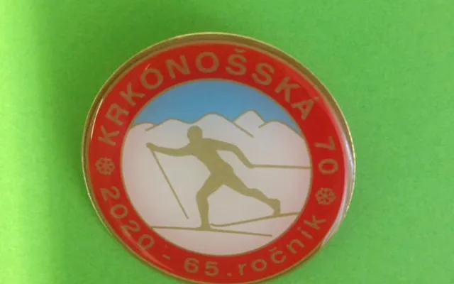 Krkonošská 70 retro odznak