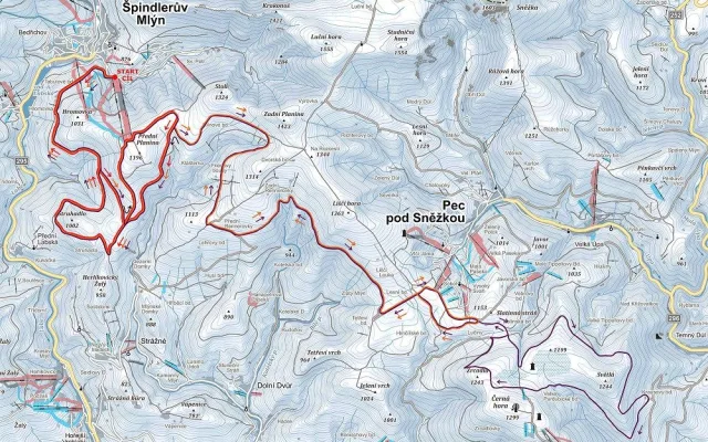 Krkonošská 70 trasa