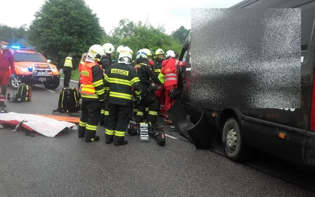Tragická nehoda u Libuně na Jičínsku