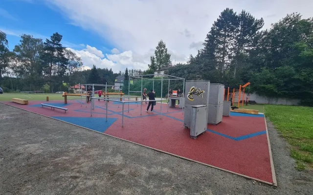 Parkourové hřiště v Náchodě