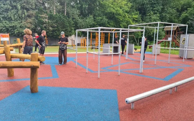 Parkourové hřiště v Náchodě