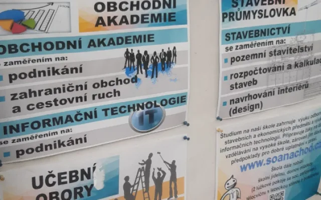 Střední průmyslová škola stavební a Obchodní akademie - obory