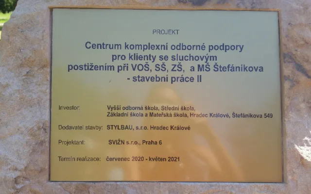 Základní kámen pro stavbu centra