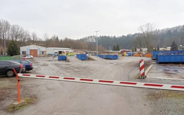 Sběrný dvůr před rekonstrukcí