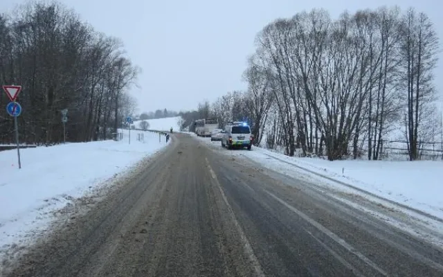 Na Trutnovsku do silnice vběhli koně. Způsobili nehodu dvou autobusů a dvou osobáků