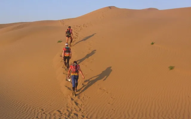 Na závodech Adventure Race v poušti Gobi