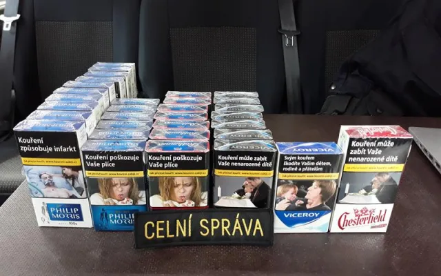 Celníci v regionu provedli kontrolu. Zajistili 16 tisíc cigaret bez povinného kolku
