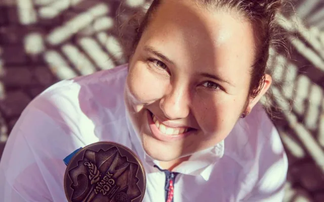 Nikola Šarounová na Europan Games 2019.