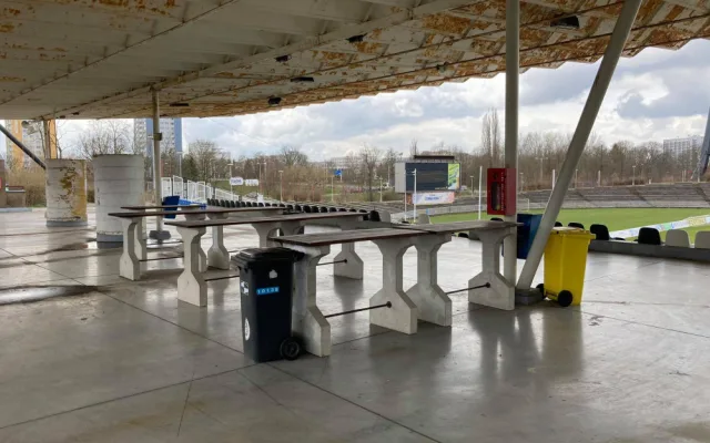 OBRAZEM: Naposledy si prohlédněte starý fotbalový stadion v Hradci Králové
