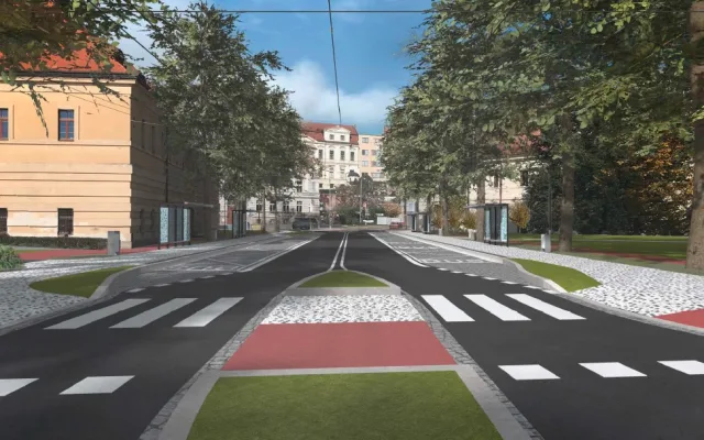 Špunt Hradce Králové dostane novou podobu. Město předělá křižovatku Fortna