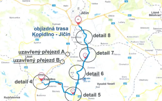 Opravy komunikace v Pilníkově finišují. Úplná uzavírka platí v obci Jičíněves