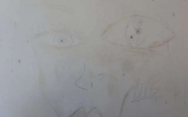 Malůvka na Tyršově mostě v Hradci Králové