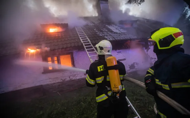 V Luisině údolí v Orlických horách shořela chalupa. Škoda je téměř pět milionů korun