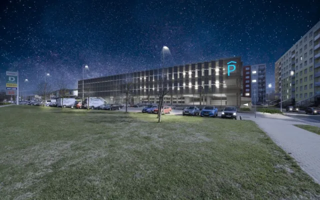 Parkovací dům na Zelené Louce nechceme, zní od některých obyvatel Trutnova. Město si za stavbou stojí