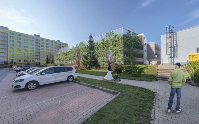Parkovací dům na Zelené Louce nechceme, zní od některých obyvatel Trutnova. Město si za stavbou stojí