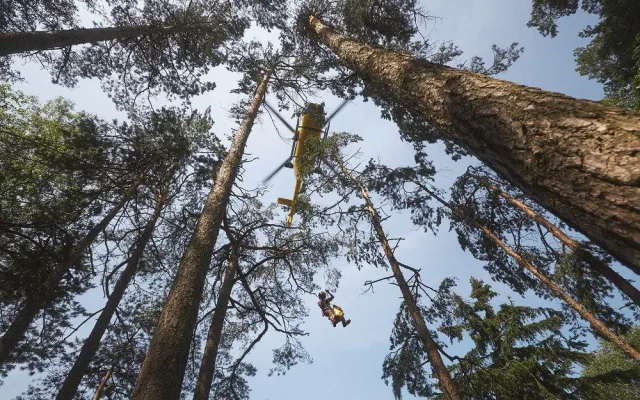 Cvičení záchranářů, hasičů a Horské služby