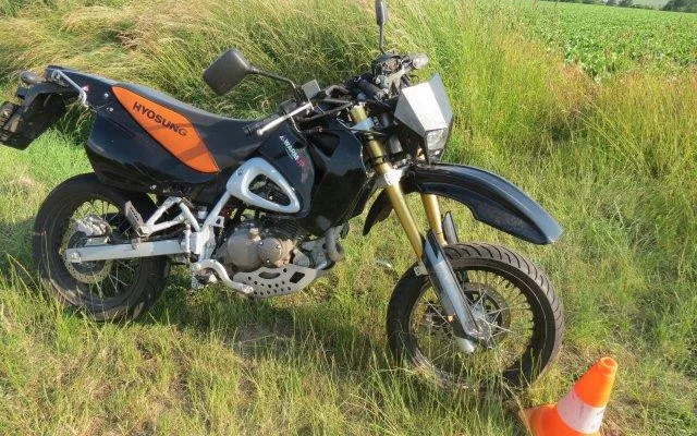 Dopravní nehoda motocyklisty u Třebovětic