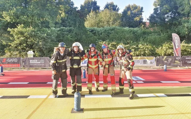 Jičínský hasič Tomáš Višňar je ve své kategorii mistrem Evropy ve FireFitu
