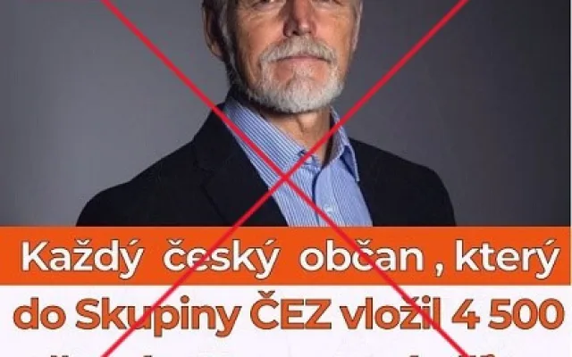 Podvodné reklamy lákají na investování. Využívají prezidenta Pavla i firmu ČEZ