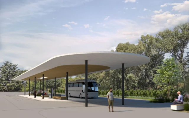 V Hronově na Náchodsku začala výstavba autobusového terminálu za 37 milionů