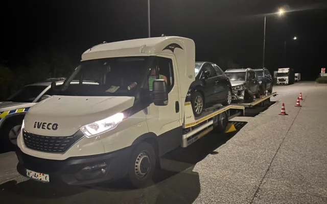 Policie se zaměřila na řidiče kamionů a dodávek. Dopadla notorického porušovače pravidel