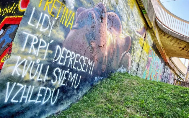 ANKETA: Hradecká malba prsatice nevydržela. Někdo jí popsal fakta o sexuálním násilí