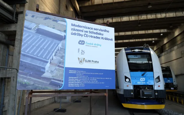 Hradec Králové dostane moderní servisní zázemí pro vlaky za 200 milionů