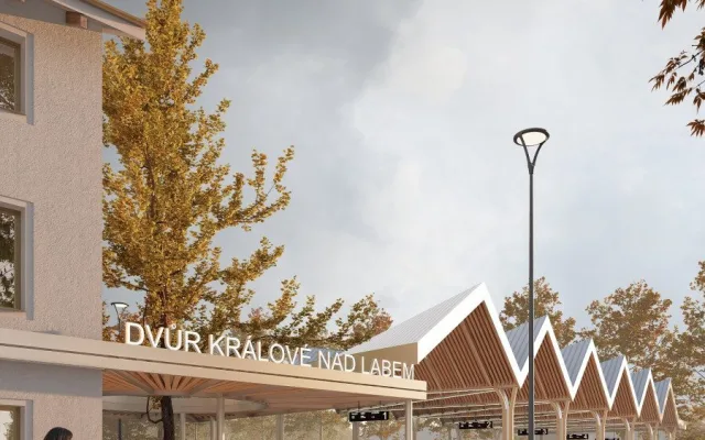 VIZUALIZACE: Startuje přeměna autobusového terminálu ve Dvoře Králové