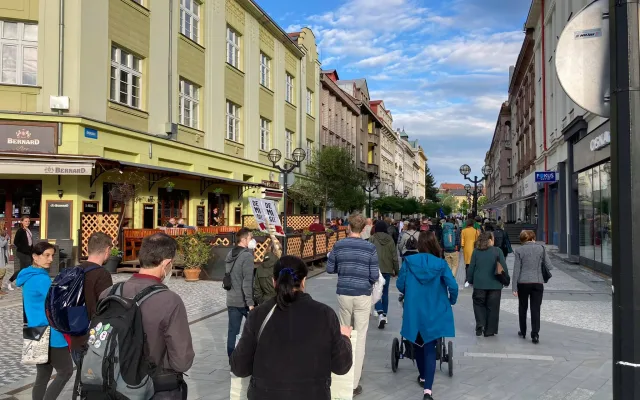 Demonstrace za nezávislost justice v Hradci Králové