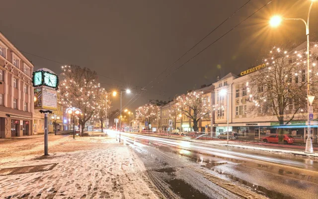 Vánočně osvícený Hradec Králové 2021 | foto: Zdeněk Puš
