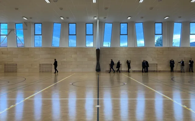 Nová sportovní hala na Pouchově v Hradci Králové