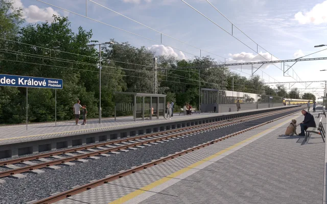 Vlaky mezi Hradcem a Týništěm zrychlí na 160. Modernizace vyjde na miliardy